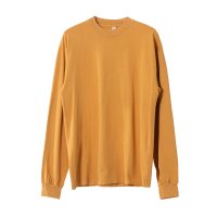 LOS ANGELES APPAREL/ロサンゼルスアパレル LOS ANGELES APPAREL LONG SLEEVE GARMENT DYE MOCKNECK T－SHIRT/507532866