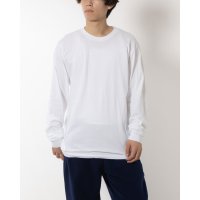 LOS ANGELES APPAREL/ロサンゼルスアパレル LOS ANGELES APPAREL FINE JERSEY LONG SLEEVE CREW NECK T－SHIRT/507532891