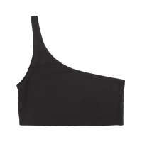 LOS ANGELES APPAREL/ロサンゼルスアパレル LOS ANGELES APPAREL GARMENT DYE ONE SHOULDER CROP TOP/507533243