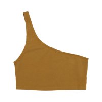 LOS ANGELES APPAREL/ロサンゼルスアパレル LOS ANGELES APPAREL GARMENT DYE ONE SHOULDER CROP TOP/507533243