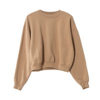 LOS ANGELES APPAREL/ロサンゼルスアパレル LOS ANGELES APPAREL 14 OZ GARMENT DYE HEAVY FLEECE CROPPED MOCK NECK /507533249