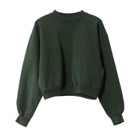 LOS ANGELES APPAREL/ロサンゼルスアパレル LOS ANGELES APPAREL 14 OZ GARMENT DYE HEAVY FLEECE CROPPED MOCK NECK /507533249