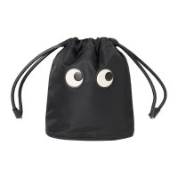 ANYA HINDMARCH/アニヤハインドマーチ Anya Hindmarch ポーチ アイズ ドローストリング ポーチ 5050925 193566 BLACK/507533924