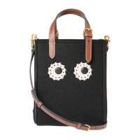 ANYA HINDMARCH/アニヤハインドマーチ Anya Hindmarch ショルダーバッグ ノース サウス アイズ ミニ クロスボディ 5050925 195164 BLACK/507533928