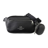 COACH/コーチ COACH ウエストバッグ・ボディバッグ ぺブルドレザー エリアス ベルト バッグ CJ507 SVDTV BLACK/507533948