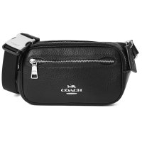 COACH/コーチ COACH ショルダーバッグ ペブルドレザー エリアス ミニ ベルトバッグ CR190 SVDTV BLACK/507533958