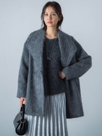 LAUTREAMONT/ロートレアモン LAUTREAMONT モヘアロングシャギーコート/507534231