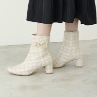 Launa lea/ラウナレア Launa lea 6cmアーモンドトゥショートブーツ(0584)/507535965