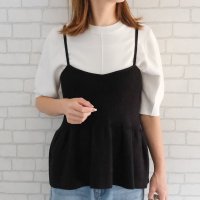 aquagarage/アクアガレージ aquagarage ペプラムニットビスチェ 春 秋 冬 M レディース ≪ゆうメール便配送20・代引不可≫ | | アクアガレージ aquag/507546171
