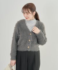 Green Parks/グリーン パークス Green Parks ・Petit Fleur シャギーニットカーディガン/507550512