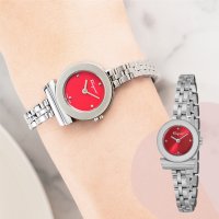 FERRAGAMO/フェラガモ Ferrgamo ガンチーニ レディース 時計 FBF060017 クォーツ レッド ステンレススチール スイス/507555091