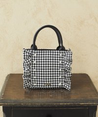 Maison de FLEUR/メゾン ド フルール Maison de FLEUR 2Way千鳥柄フリルトートSバッグ/507555321