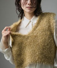 サロン　アダム　エ　ロペ/マットメタルシャギーベスト/507555482