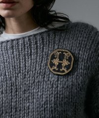 サロン　アダム　エ　ロペ/刺繍ワッペンブローチ＜H＞/507557061