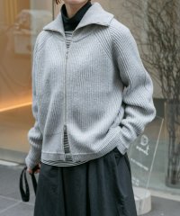 URBAN RESEARCH DOORS/『WEB/一部店舗限定』FORK&SPOON　ウォッシャブルローゲージニットジップカーディガン/507557501