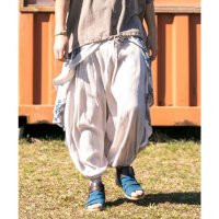 CAYHANE/【チャイハネ】アシトラMEN'S変形サルエルパンツ ブルー/506953416