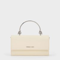 CHARLES & KEITH/スカルプチュアハンドル ロングウォレット/507096532