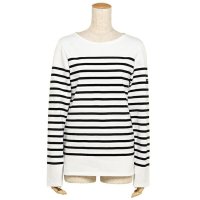 SAINT JAMES/セントジェームス SAINT JAMES ナヴァル NAVAL メンズ レディース ロングTシャツ SAINT JAMES 2691 IC ホワイト ブラック/507208640