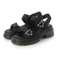 LANVIN en Bleu/ランバン オン ブルー LANVIN en Bleu トラックソールビジューモチーフサンダル/507506198