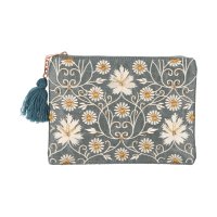 KANKAN/カンカン KANKAN ビーズ刺繍ポーチL/507509764