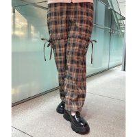 F.i.n.t/フィント F i.n.t サイドリボンチェックパンツ【洗える】/507510068