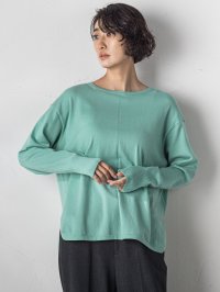 la.f…(Lsize)/ラ エフ エルサイズ la.f…(Lsize) 【大きいサイズ/カタログ掲載】EMPIREクルーネックニットプルオーバー≪手洗い可能≫/507532249