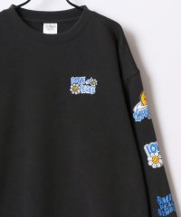 LAZAR/ラザル Lazar スマイリーフェイス オーバーサイズ 裏起毛 袖プリント バックプリント スウェット トレーナー メンズ レディース/507552392