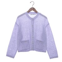 MICA&DEAL/マイカアンドディール MICA&DEAL sequins short cardigan/507557640