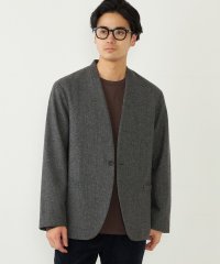 SHIPS Colors  MEN/SHIPS Colors:ヘリンボーン ノーカラー ジャケット(セットアップ対応可能)/507558335