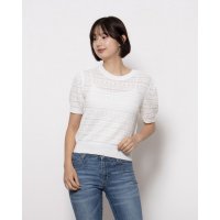 LOEUVRE/ルエブル LOEUVRE Crochet Knit Pullover/507558407