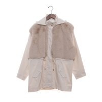 MICA&DEAL/マイカアンドディール MICA&DEAL hooded boa docking coat/507558427