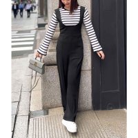 KOBE LETTUCE/コウベレタス KOBE LETTUCE [ coaraさんコラボ ] Uネックサロペット【パンツ】[選べる2タイプ] [E3423]/507558517