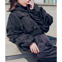 KOBE LETTUCE/コウベレタス KOBE LETTUCE シャーリングスリーブ中綿MA1ショートブルゾン [K1345]/507558543