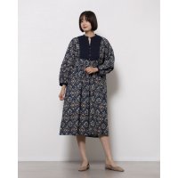 KANKAN/カンカン KANKAN ブロックプリントコットンワンピース/507559161