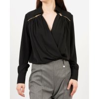 RINASCIMENTO/リナシメント RINASCIMENTO タンガ付カシュクールZIP トップス/507560348