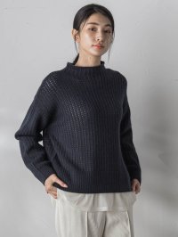 la.f…(Lsize)/ラ エフ エルサイズ la.f…(Lsize) 【大きいサイズ】メッシュラメニット≪手洗い可能≫/507575239