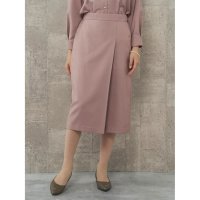 Perfect Suit FActory/パーフェクトスーツファクトリー Perfect Suit FActory 【セットアップ可能】ダブルツイル ラップ風ストレートスカート/507582052