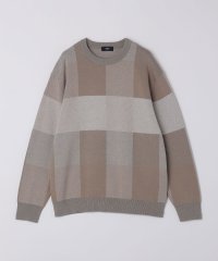SHIPS MEN/SHIPS:〈手洗い可能〉コットン カシミヤ チェック クルーネック ニット/506901122