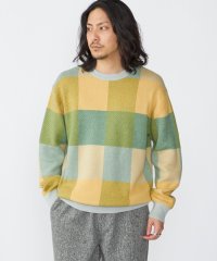 SHIPS MEN/SHIPS:〈手洗い可能〉コットン カシミヤ チェック クルーネック ニット/506901122