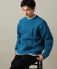 a.v.v (MEN)/【プレゼントにもオススメ】アラン編みクルーネックニット/506933473