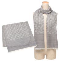 GUCCI/グッチ GUCCI スカーフ バンダナ ストール グレー レディース GUCCI 165904 3G646 1400/506980672