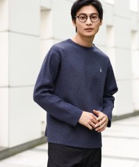 a.v.v (MEN)/【春まで使える】エッフェル刺繍ボートネックニット/507042795