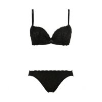 AMO'S STYLE by Triumph/アモスタイル バイ トリンプ AMOSTYLE BY Triumph デイジーレース きゅっと寄せブラ ブラショーツセット 1150 E－Gカップ【返品不可商品/507086028