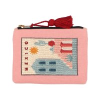 KANKAN/カンカン KANKAN ワールドトリップ 刺繍ポーチ メキシコ/507099003