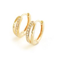 Noelmarket/ノエルマーケット Noelmarket ピアス 金属アレルギー対応 フープピアス つけっぱなし 18k シンプル 仕事 人気 上品 両耳用 レディース 女性 大/507144160