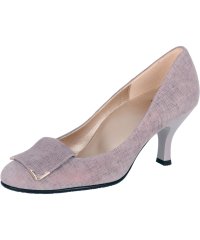 success walk/サクセスウォーク success walk パンプス 足裏の凹凸に合わせたインソールの3Dパッド 革の甲飾り 美楽るパッド 7cmヒール/507187169