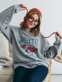 Rename /リネーム Rename ルーズ グラフィック CAR プリント スウェット/507202361