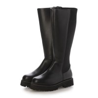 la farfa SHOES/ラ ファーファ シューズ la farfa SHOES 厚底 ニットコンビ ロングブーツ/507202545