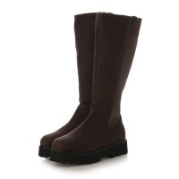 la farfa SHOES/ラ ファーファ シューズ la farfa SHOES 厚底 ニットコンビ ロングブーツ/507202545