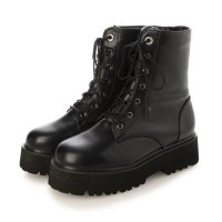 la farfa SHOES/ラ ファーファ シューズ la farfa SHOES 厚底 シンプル レースアップブーツ/507202549